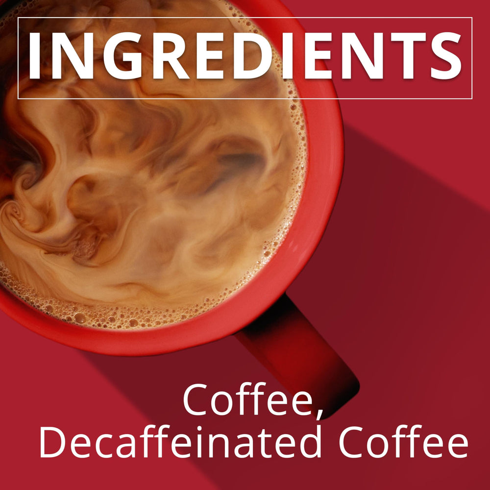 Folgers six-box pack of Colombian Decaf K-Cups.