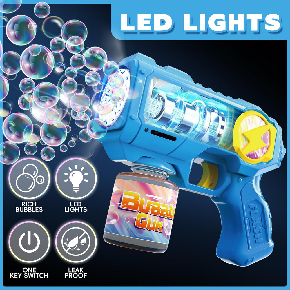 Folimix bubble gun 10-hole outlet for high-output bubble streams.
