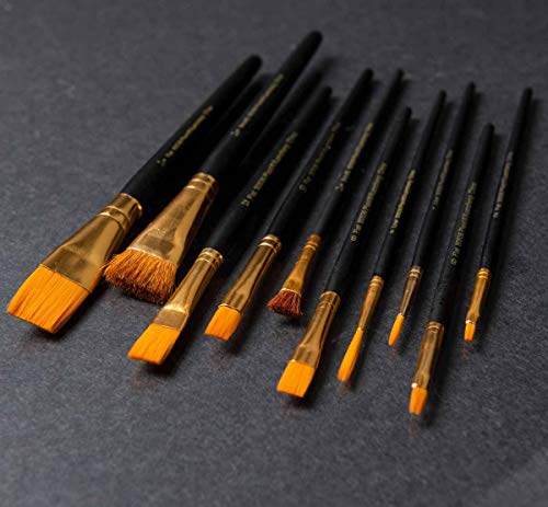 FolkArt 99445 brush set 10 pcs for smooth coverage and easy cleanup