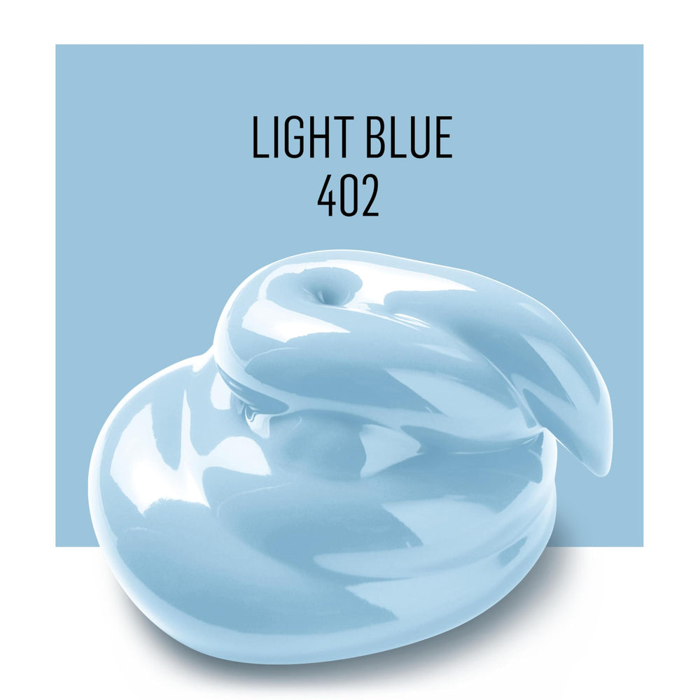 Light Blue FolkArt acrylic paint with matte finish on canvas projects