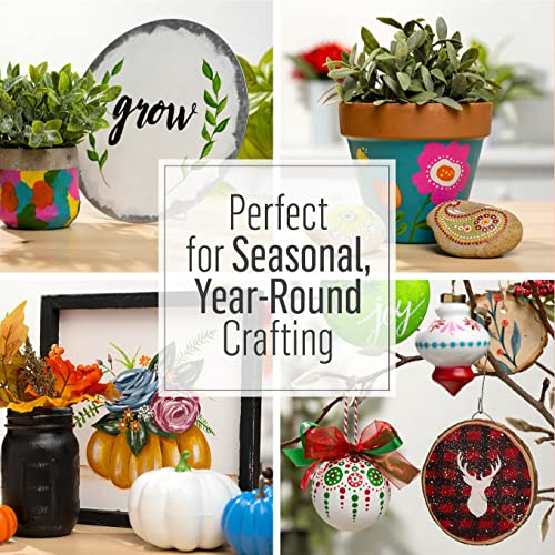 Rich, creamy FolkArt texture supports even coverage across surfaces