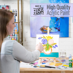 Versatile FolkArt paint on wood, canvas, paper, and Styrofoam surfaces