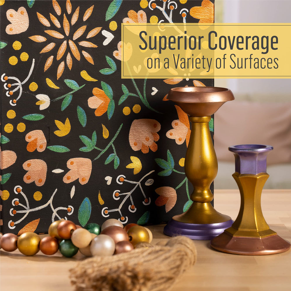 Basecoat wood with FolkArt acrylic paint for durable matte surfaces.