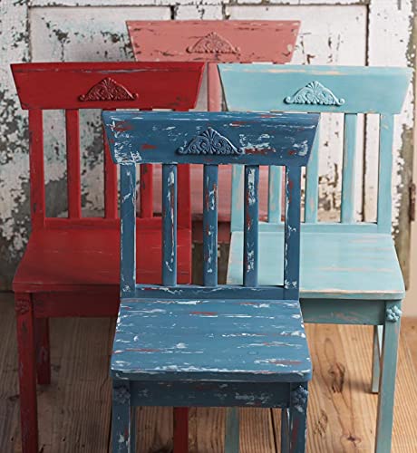 FolkArt Home Decor Chalk layering and sanding to achieve an aged patina