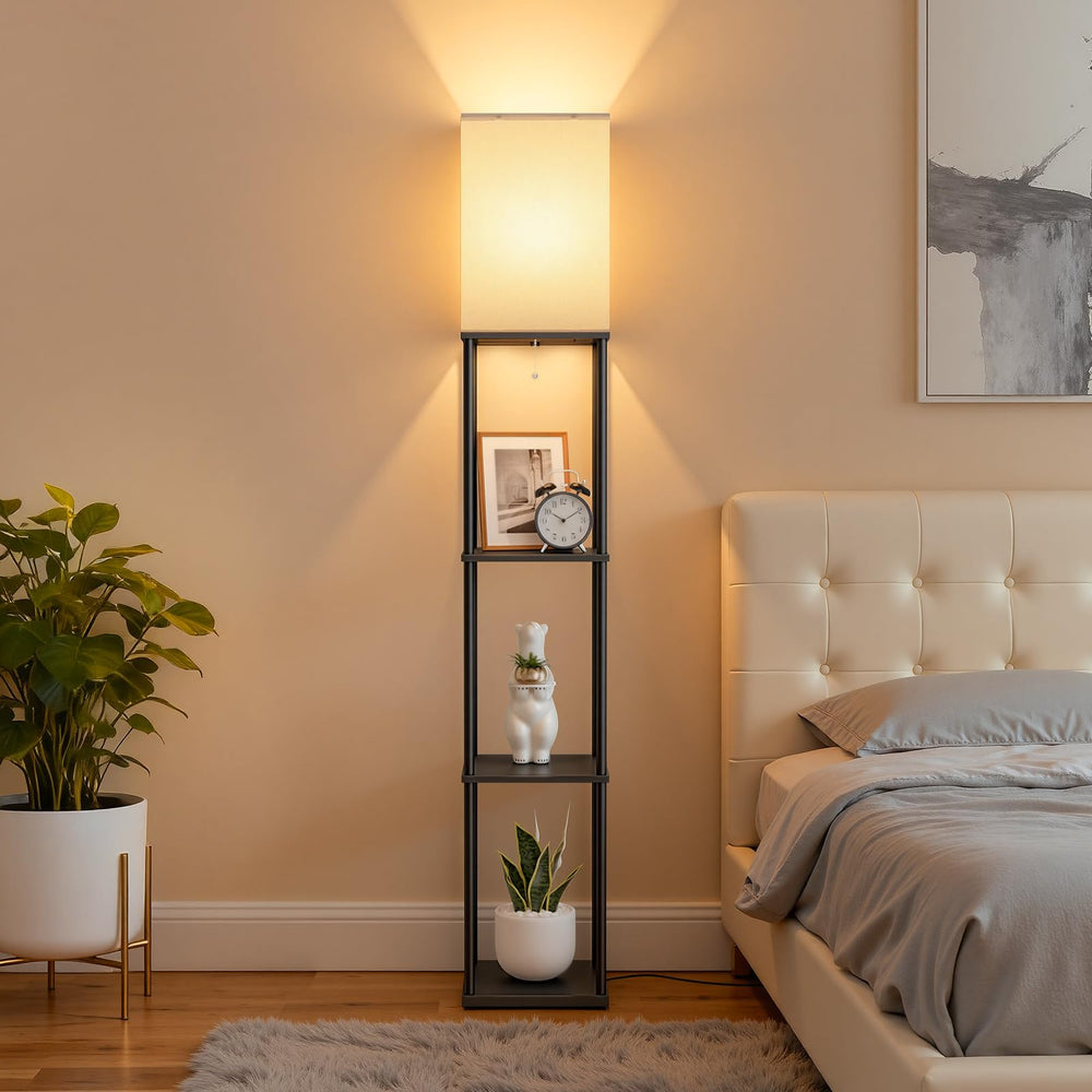 FOLKSMATE bedroom ambience with soft, adaptable illumination.