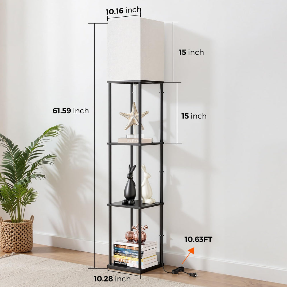FOLKSMATE iron pole provides durable support for lighting and storage.