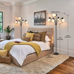 FOLKSMATE Medusa base and shades deliver stable support with stylish two-tone options.