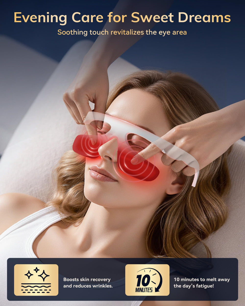 FOLOKE intuitive control panel with adjustable intensities.
