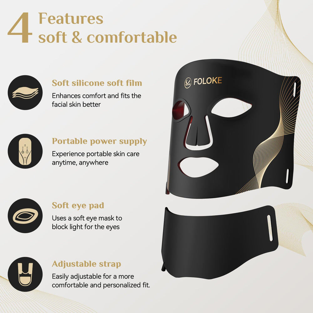 FOLOKE mask inner surface rests softly against skin.