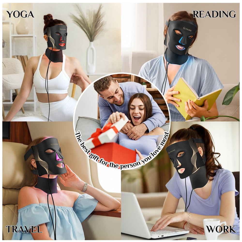 FOLOKE mask is travel-friendly for at-home skincare on the go.