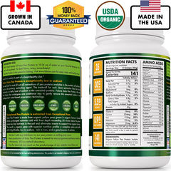 FOLONA SOLO pea protein scoop showing convenient serving size