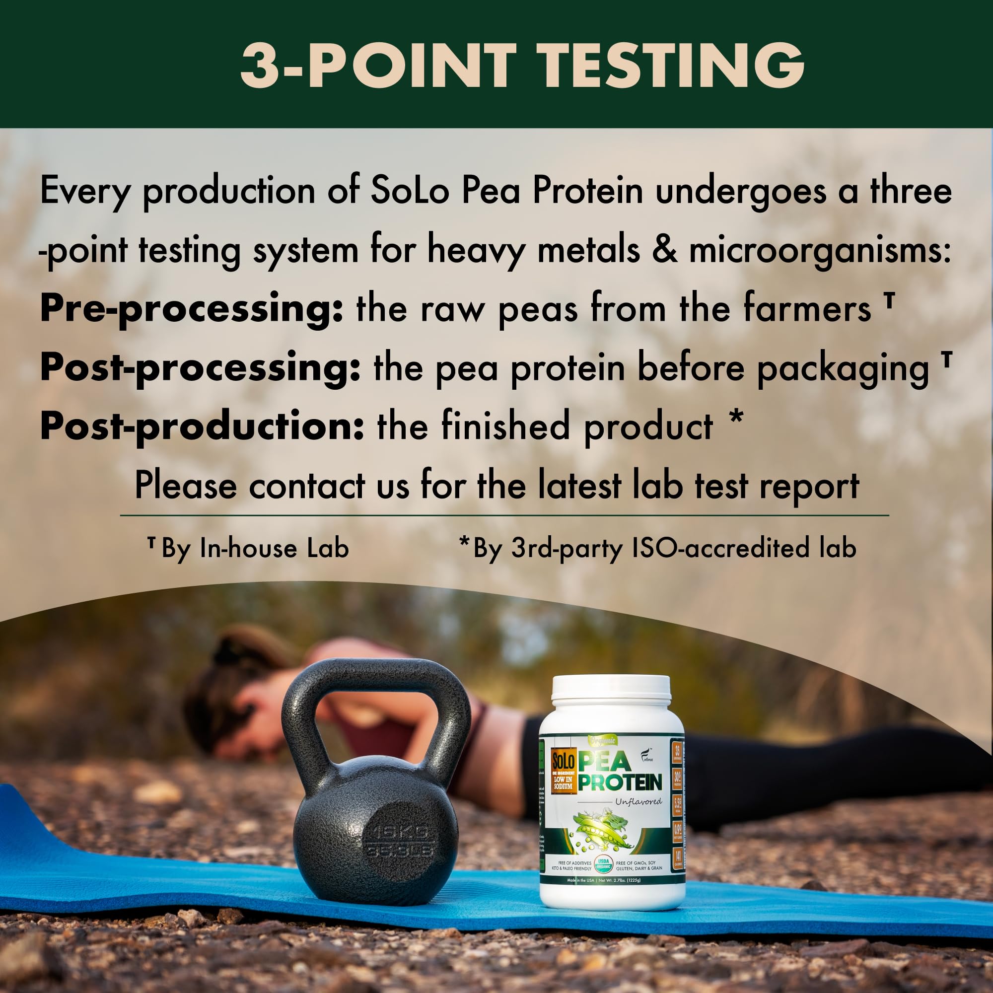 FOLONA SOLO post-workout recovery idea with plant-based protein