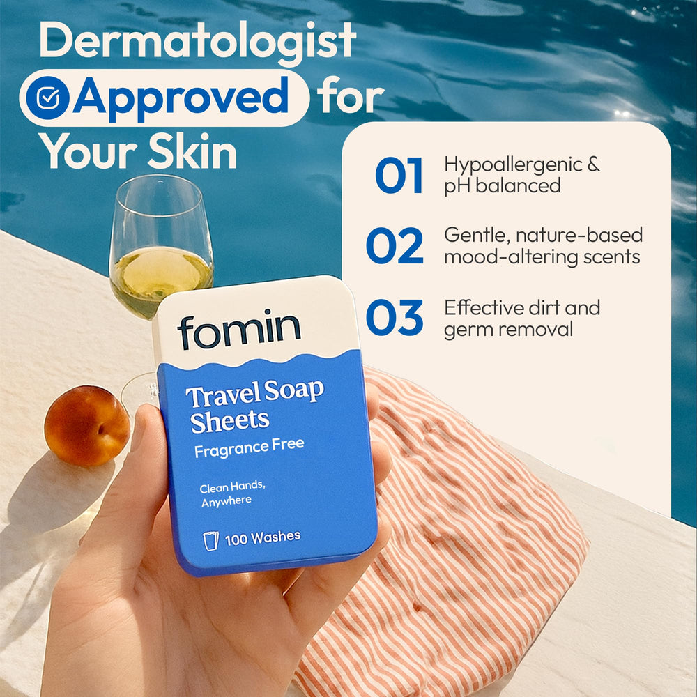 FOMIN compact camping essential for lightweight travel soap on trails