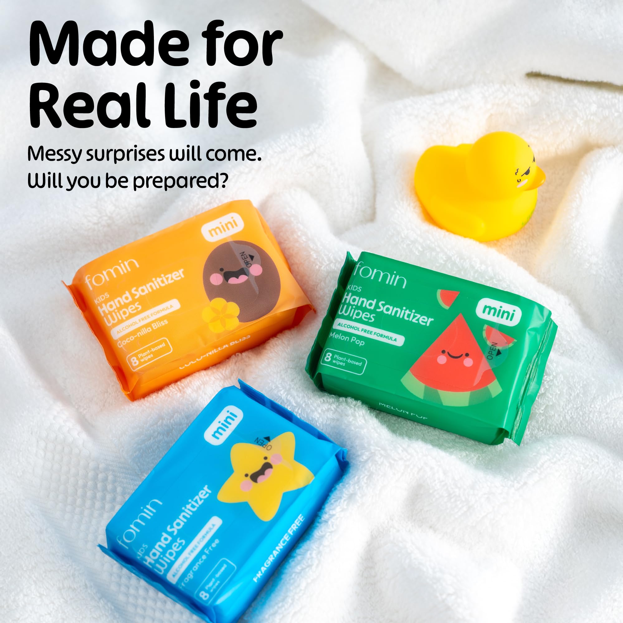 Fomin wipes offer antibacterial cleaning while staying soft on hands