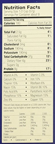 Close-up of Food for Life Ezekiel 4:9 Golden Flax cereal flax grains detail