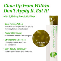 FOODOLOGY Green Apple jelly texture close-up highlighting vivid color and chewy bite for a pleasant daily ritual.