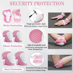 FOOKCIAN knee, elbow, and wrist guards provide protective gear for multi-sport fun.