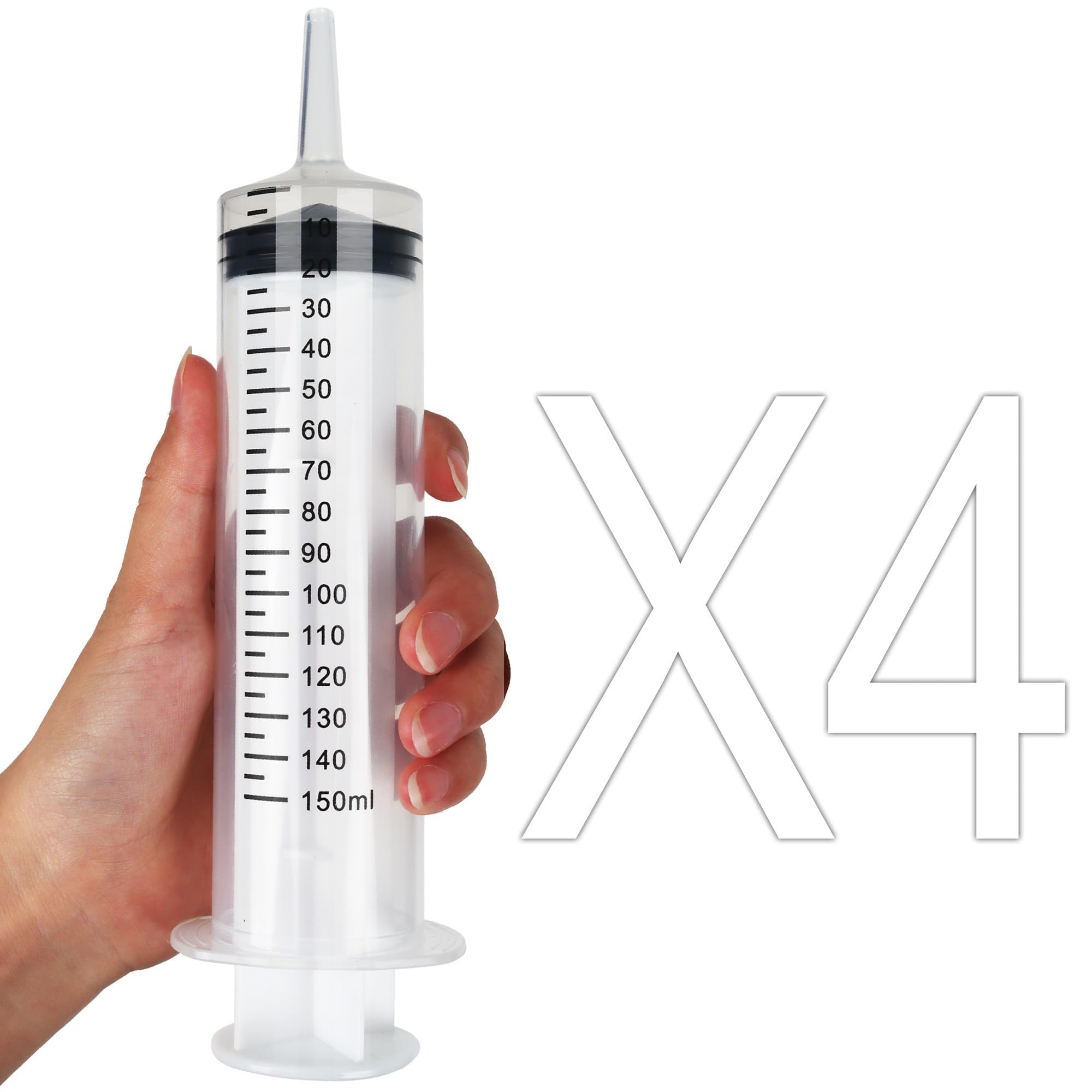 Foosi 4-pack 150ml syringe set for versatile liquid handling