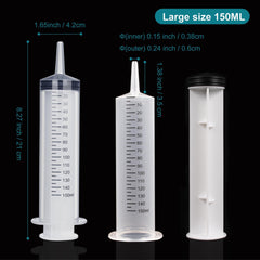Foosi syringe with airtight plunger for precise dispensing