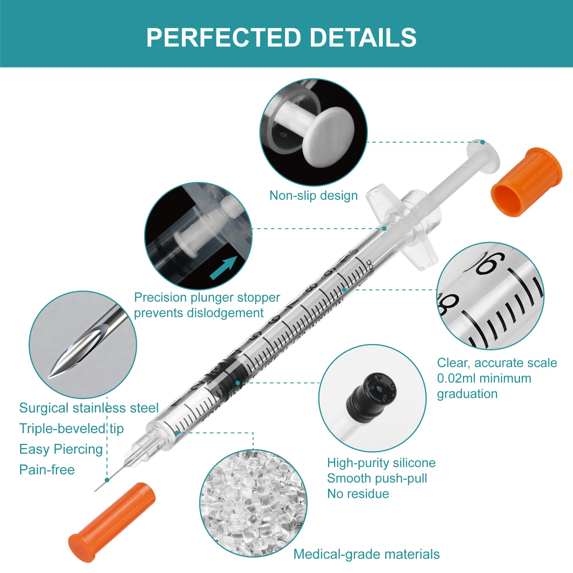 Foosi individually sterile sealed packaging for cleanliness.