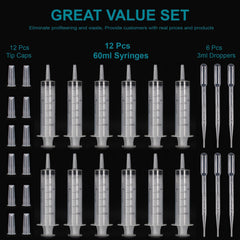 Foosi syringe cap tips ensuring secure, spill-free use