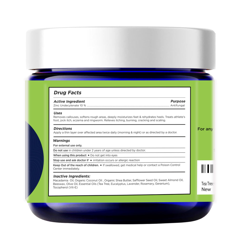 FOOT CURE anti-fungal cream bottle designed for easy daily foot care