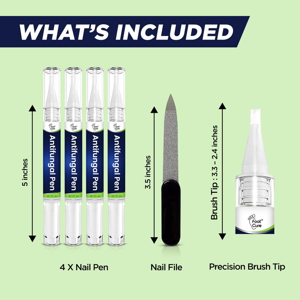 Foot Cure Nail Repair Pen on toenails for targeted care