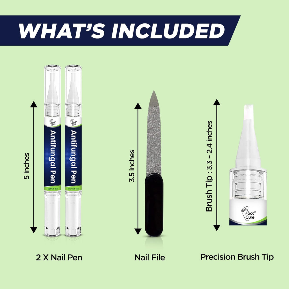 Foot Cure Nail Repair Pen on fingernails suitable for broader use