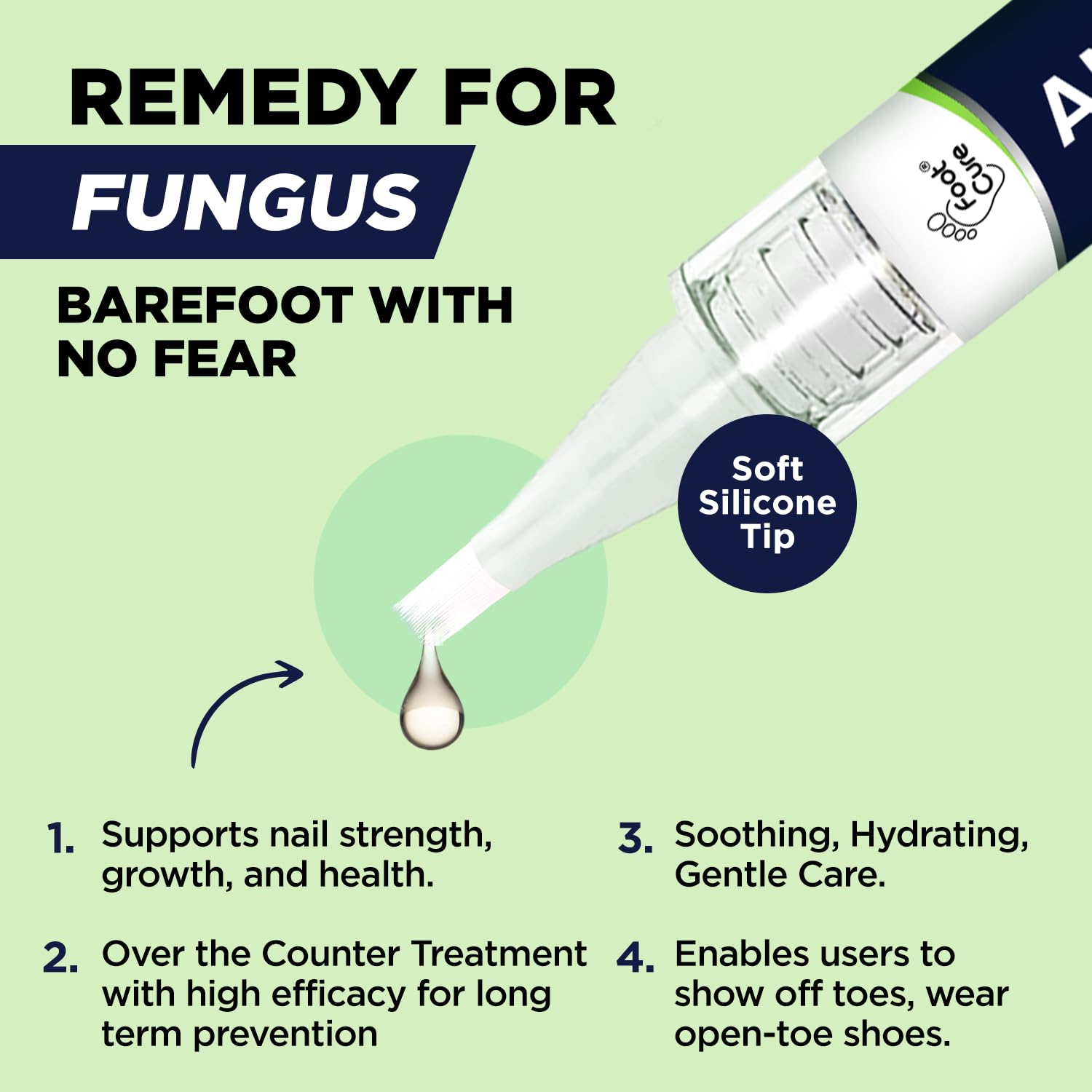 Foot Cure Nail Repair Pen USA-made label indicating quality