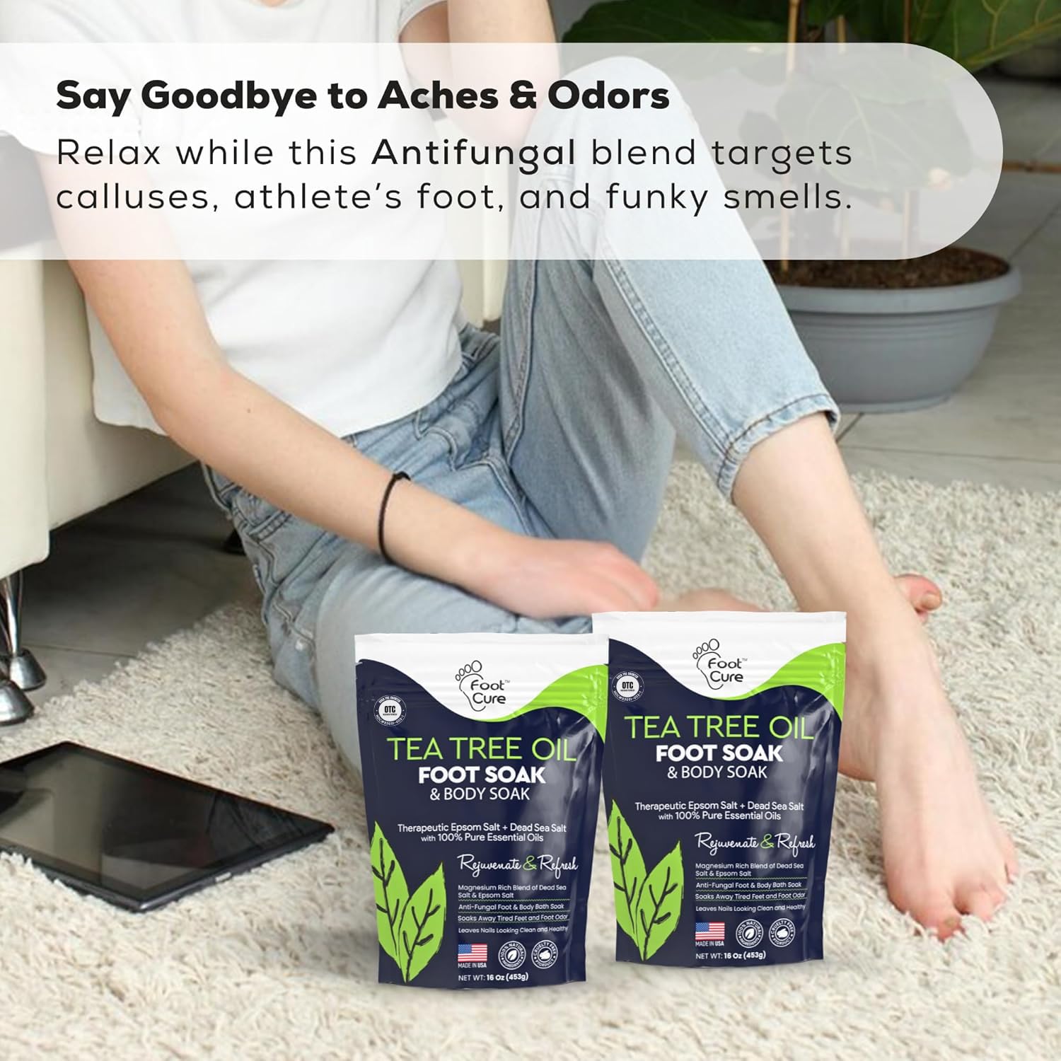 FOOT CURE pack-of-2-foot-soaks offers value and convenience.