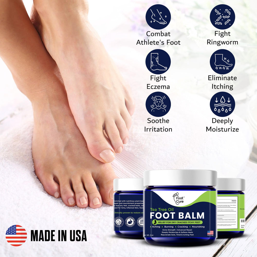 FOOT CURE softened calluses scene shows smoother skin