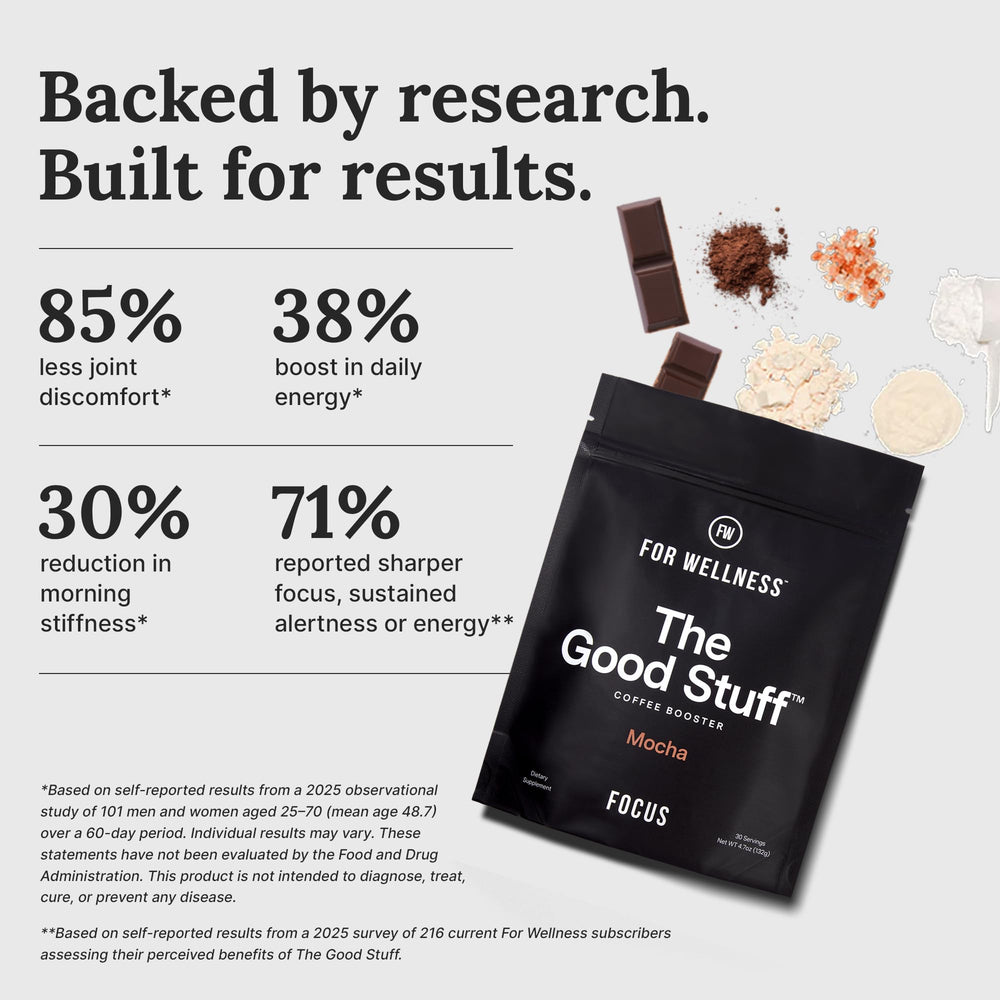 Scoop and jar of The Good Stuff for daily keto-friendly use