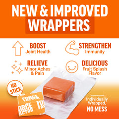Force Factor Better Turmeric individually wrapped chews for mess-free consumption.