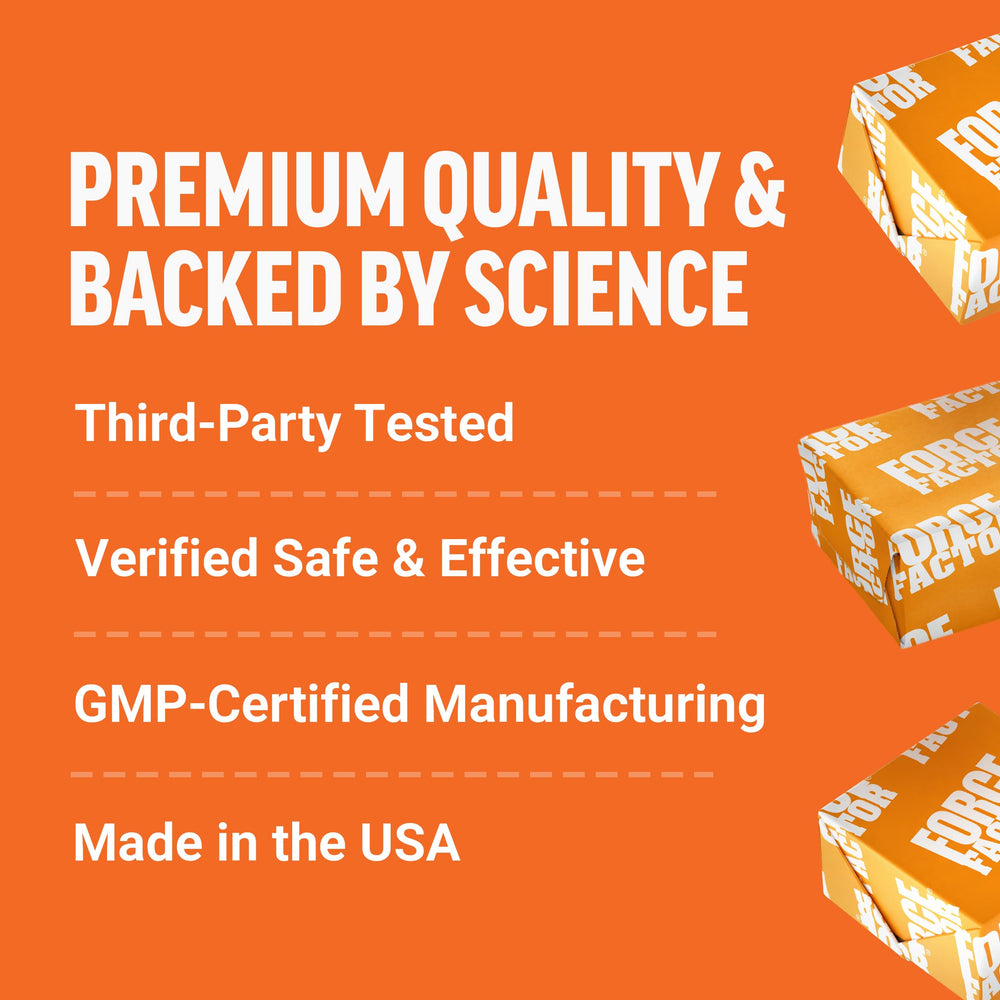 Force Factor Better Turmeric daily serving guidance on bottle label.