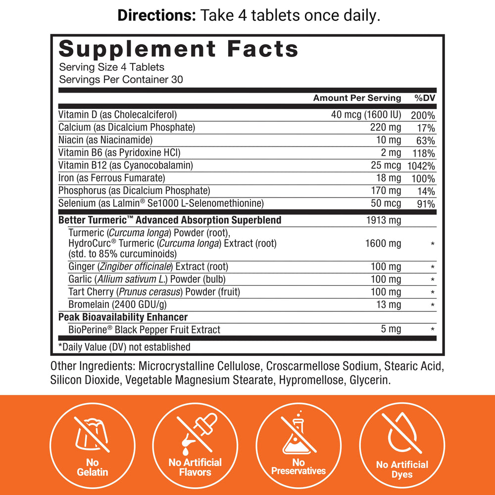 Force Factor Better Turmeric HydroCurc for superior bioavailability