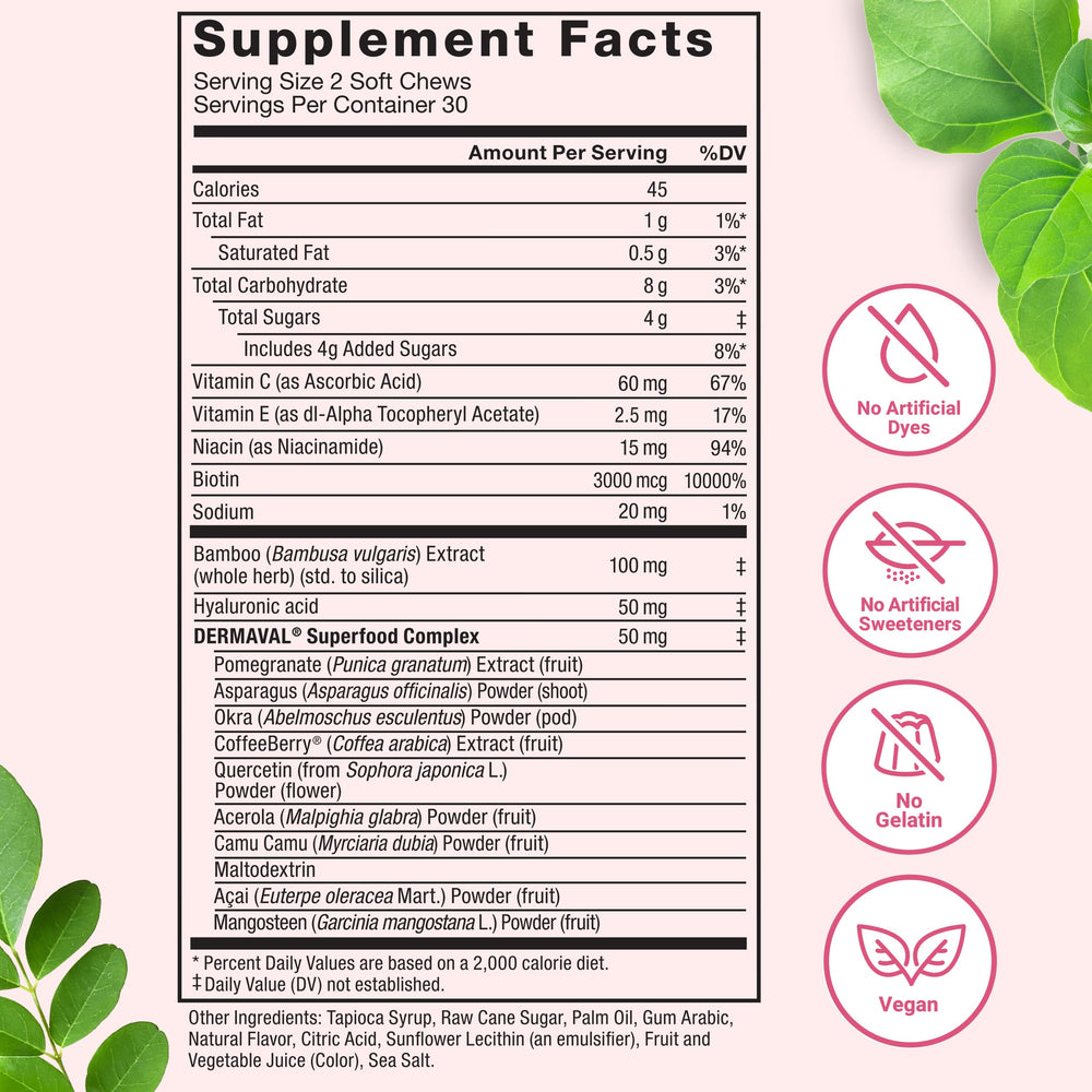 Joint support concept with vegan collagen soft chews from Force Factor.