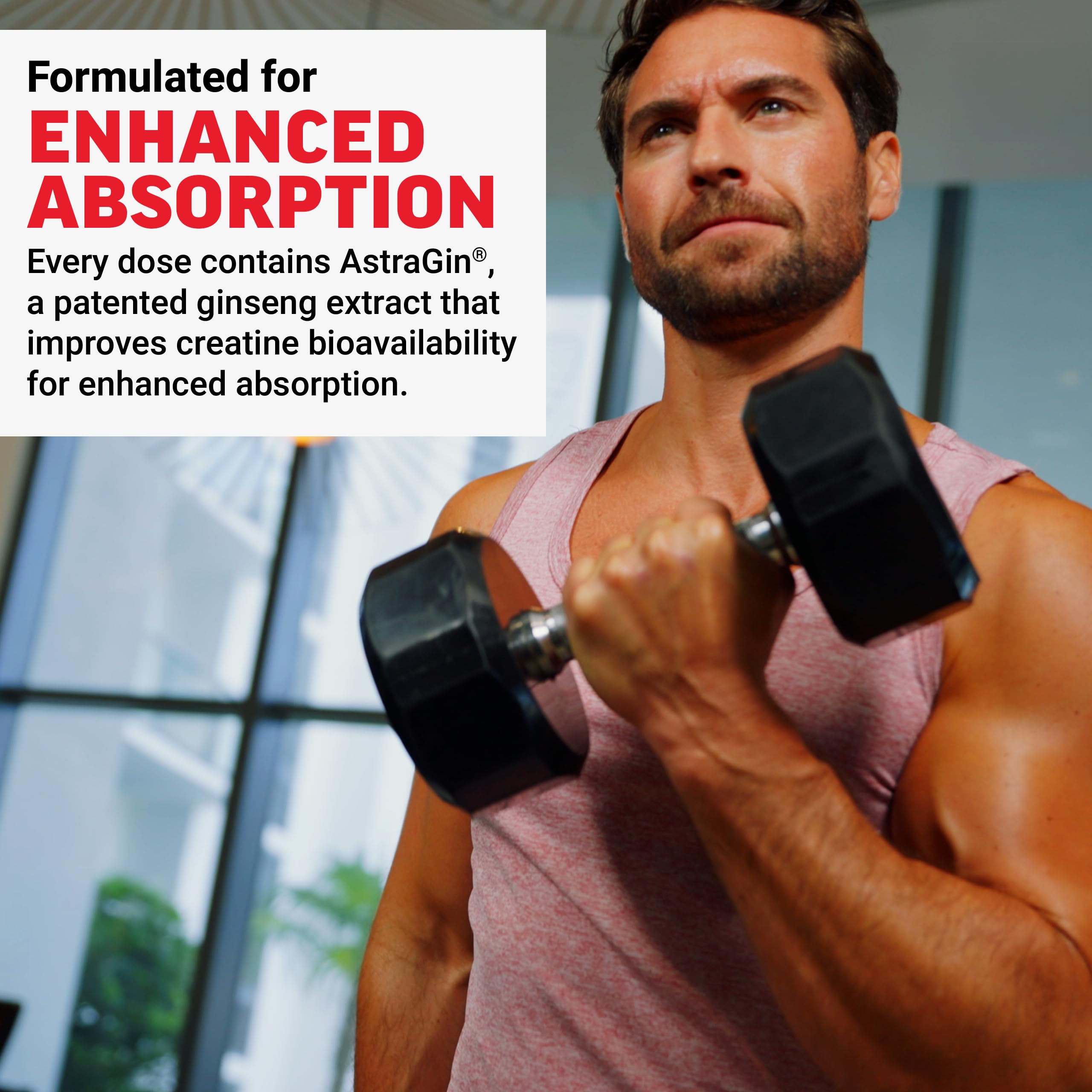 Force Factor Creatine Gummies on gym bench suggest durable training support