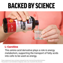 Close-up of the orange-labeled bottle emphasizes non-GMO and USA-made quality.