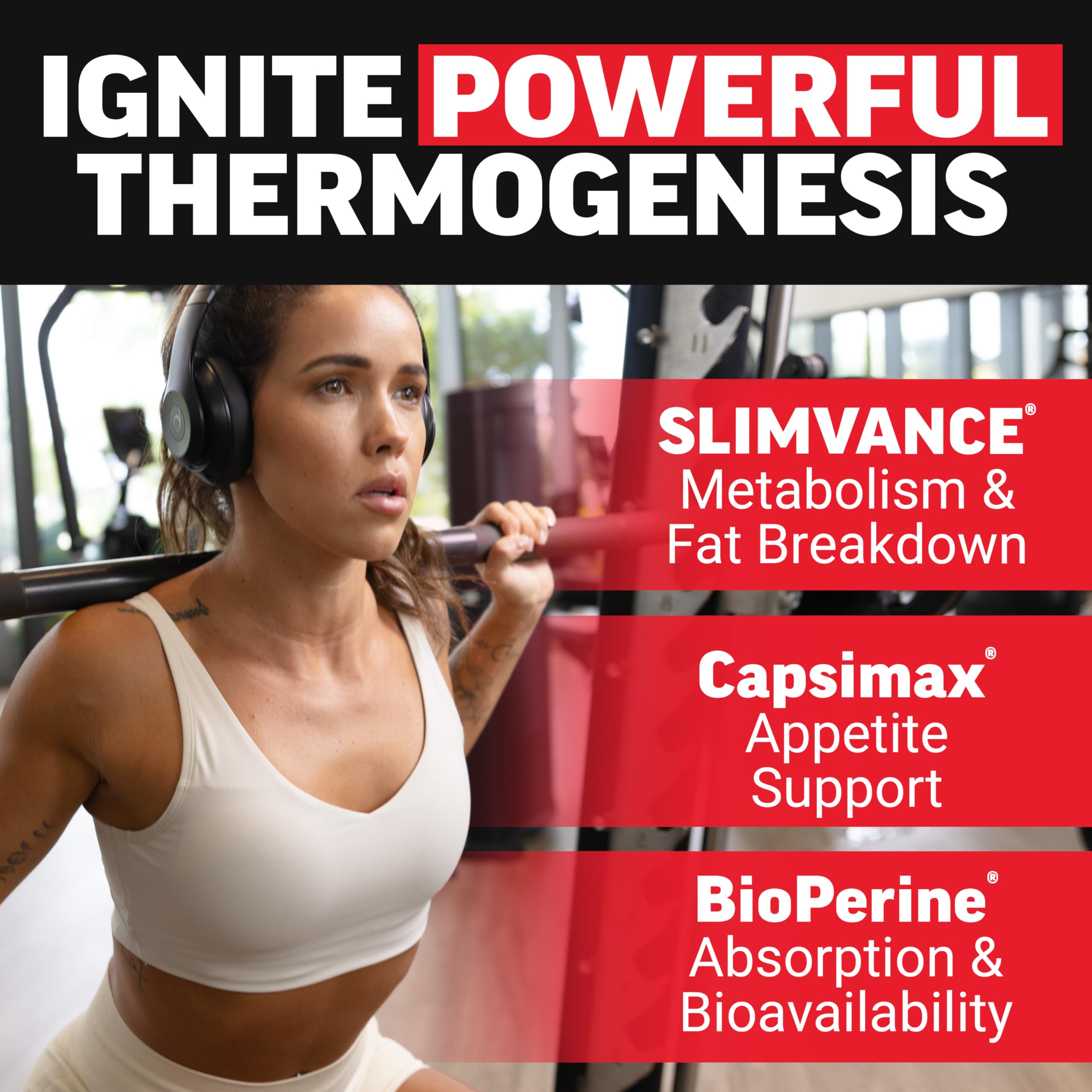 Force Factor LeanFire capsules closeup emphasizing thermogenic ingredients