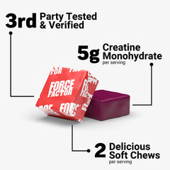 On the go use of Legendary Creatine Chews for daily workouts
