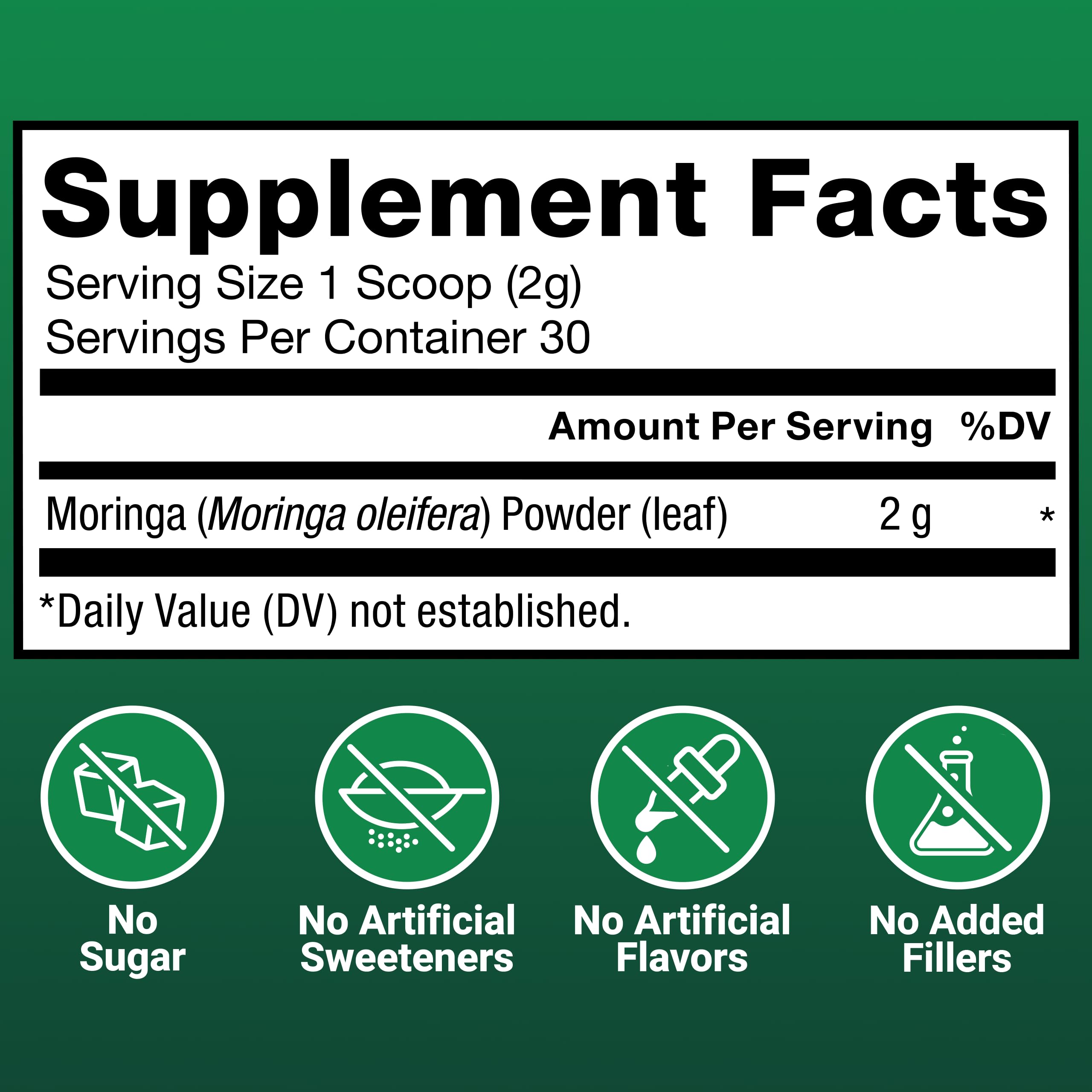 Yogurt bowl mixed with Force Factor Modern Moringa Powder for nutrition