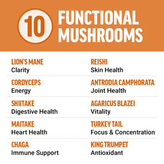 Force Factor Modern Mushrooms fruiting body extracts emphasize nutrient-dense mushroom components.