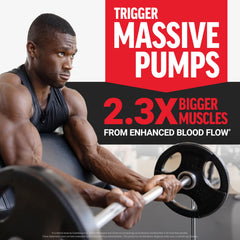 Force Factor Nitric Oxide Booster triple-action matrix illustration