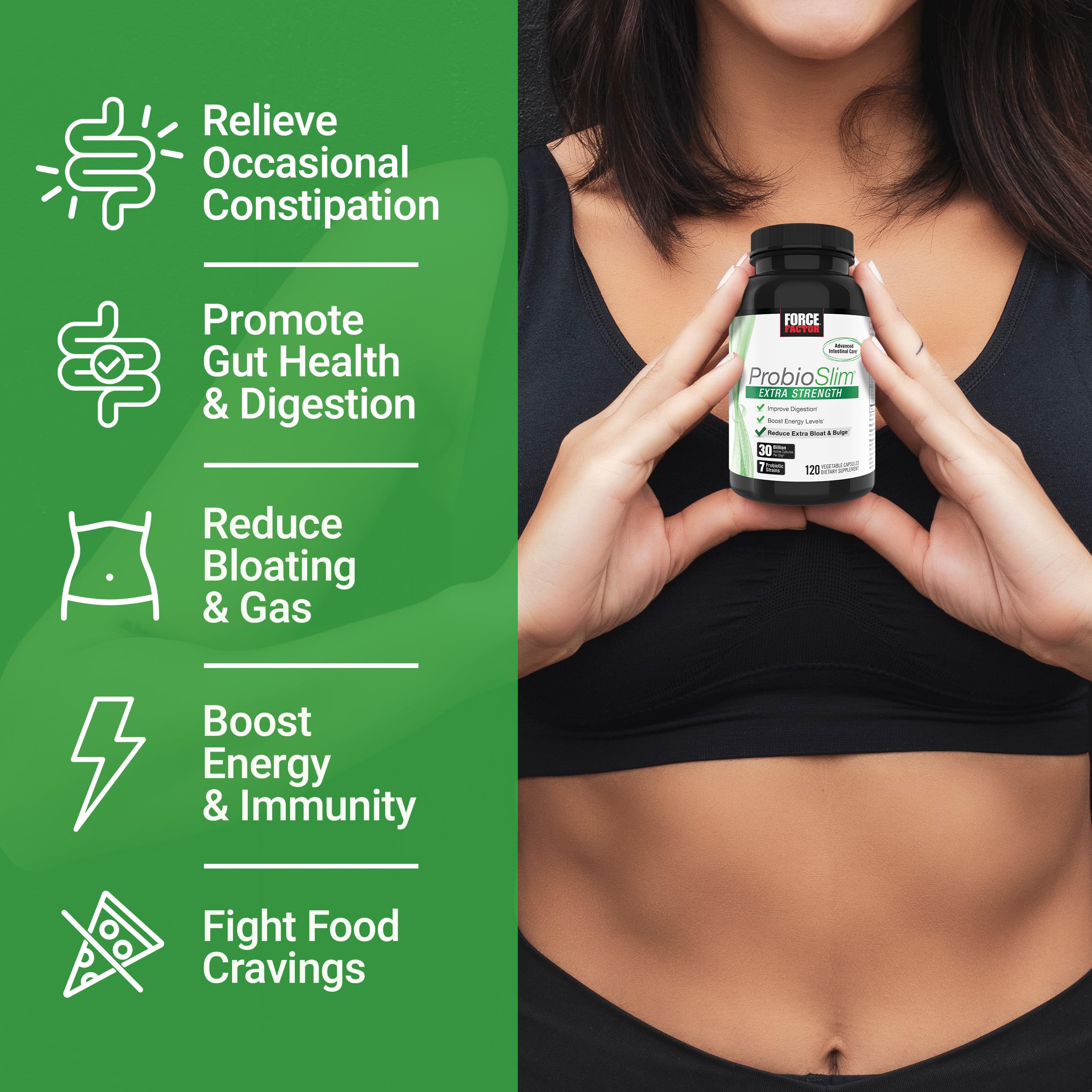 ProbioSlim Extra Strength capsules for convenient daily probiotic intake