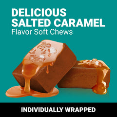 Force Factor Sea Moss Soft Chews salted caramel flavor for a delicious daily treat.