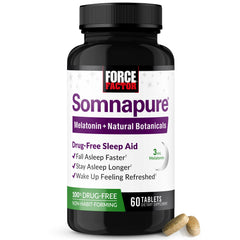 Force Factor Somnapure bottle-front showing calm sleep support.