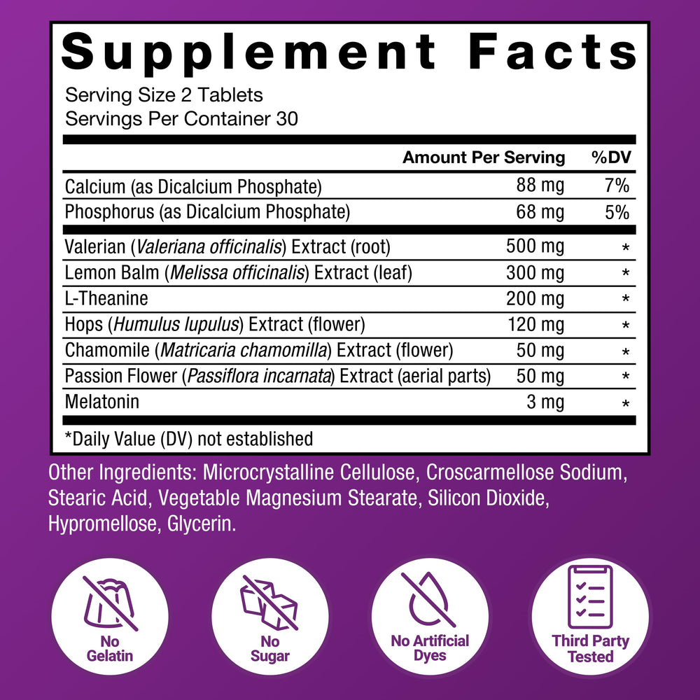 Melatonin dosage indication of 3 mg in Somnapure bottle.