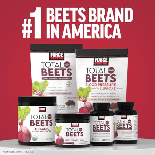 Beet root powder ingredient close-up signals potency in Total Beets.