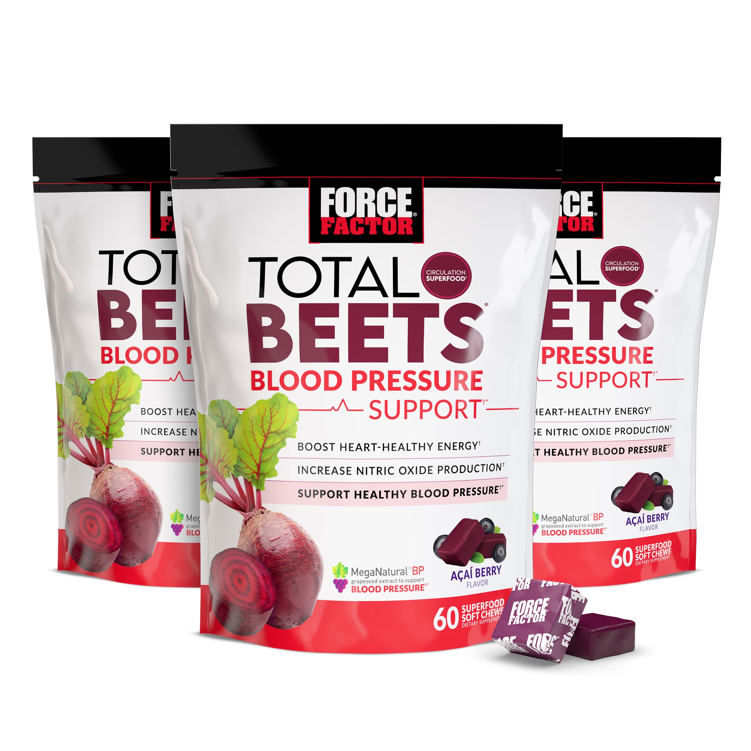 Force Factor Total Beets bottle on kitchen counter suggesting daily heart-support routine