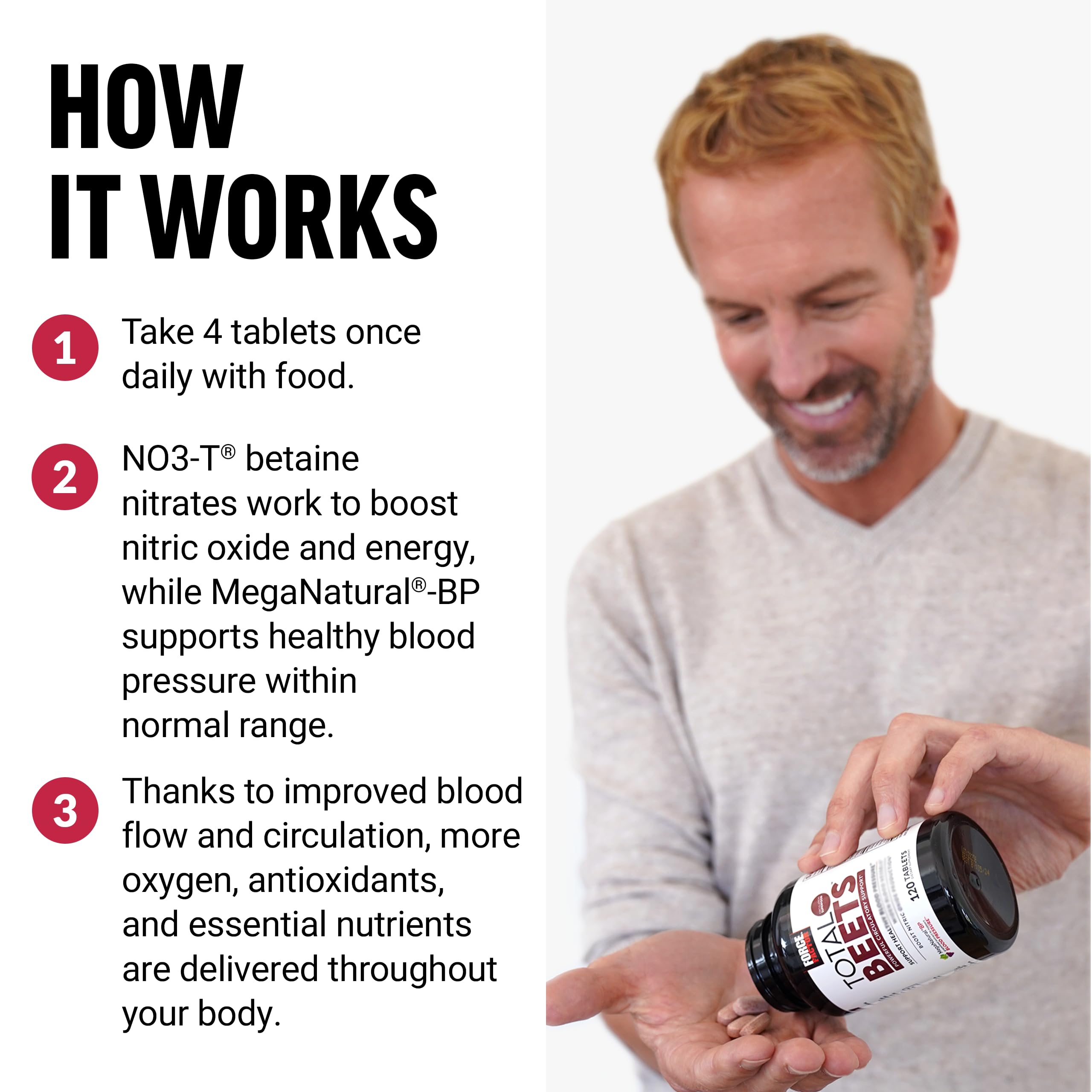 Force Factor Total Beets featuring MegaNatural-BP grape seed extract